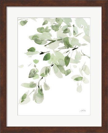 Framed Cascading Branches I Print