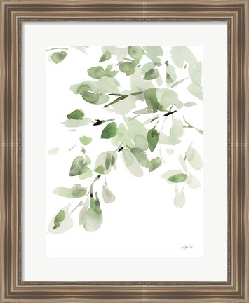 Framed Cascading Branches I Print