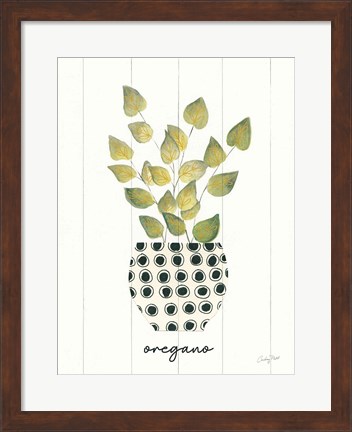 Framed Herb Garden VIII Print