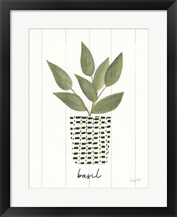 Framed Herb Garden VII Print