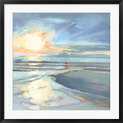 Framed Eastern Lake Sunset Print