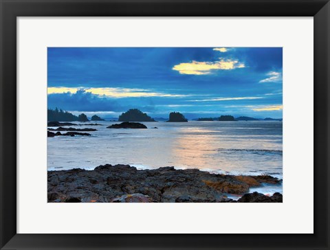 Framed Island at Sunrise Print