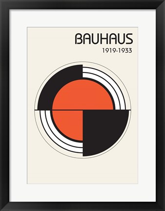 Framed Bauhaus 1 Print