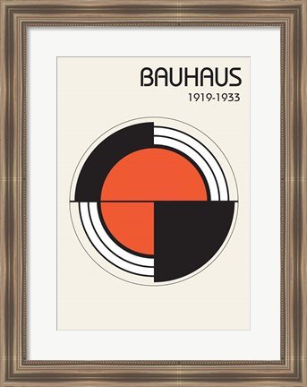 Framed Bauhaus 1 Print