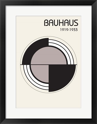 Framed Bauhaus 2 Print