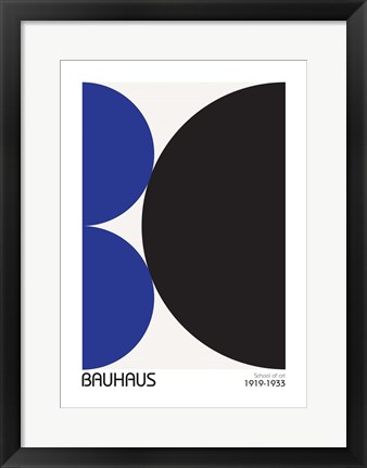 Framed Bauhaus 3 Print