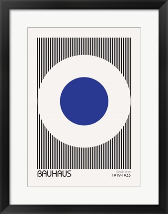 Framed Bauhaus 5 Print