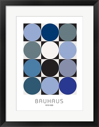 Framed Bauhaus 6 Print