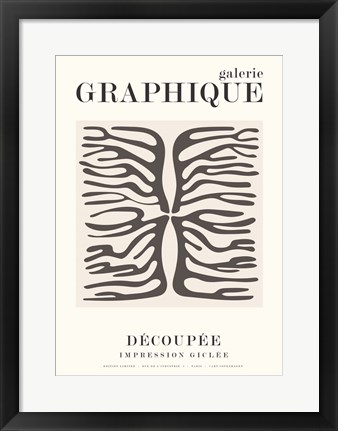 Framed Graphique 10 Print