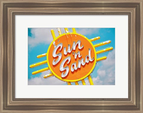 Framed Sun n Sand  No. 2 Print