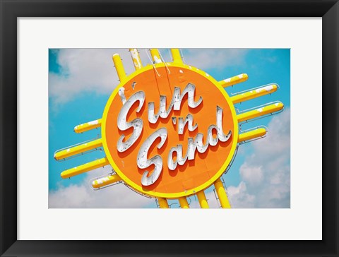 Framed Sun n Sand  No. 2 Print