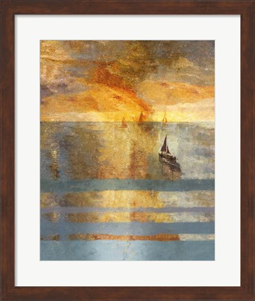 Framed Light on The Water No. 1 Print