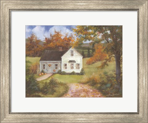 Framed Fall in the Country Print