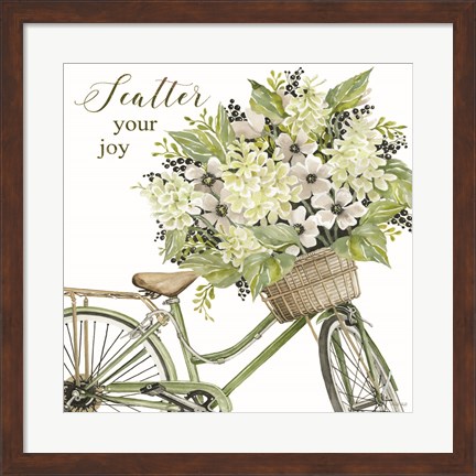 Framed Scatter Your Joy Print