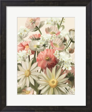 Framed Summer Wildflowers Print