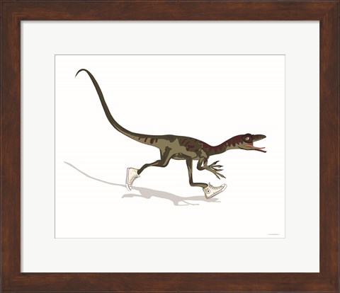 Framed Dino Dunk Print