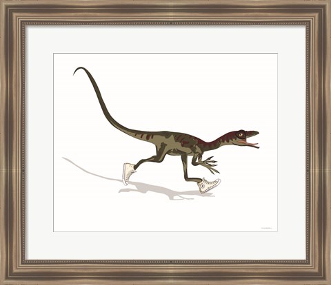 Framed Dino Dunk Print