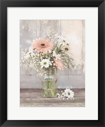 Framed Farmhouse Floral III Print