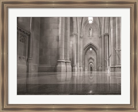 Framed National Cathedral Print