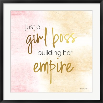 Framed Girl Boss Print