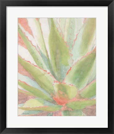 Framed Succulent Bloom 1 Print