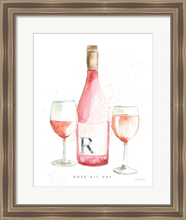 Framed Pop the Cork II Print