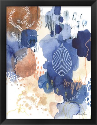 Framed Indigo Bliss II Print