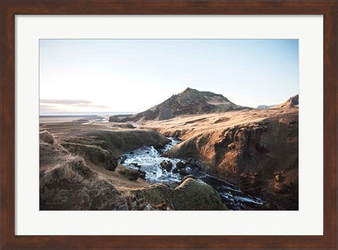 Framed Above Skogafoss Print