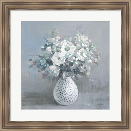 Framed Touch of Spring II Sage Print