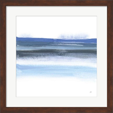 Framed Shaded Blues IV Print