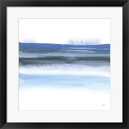 Framed Shaded Blues IV Print