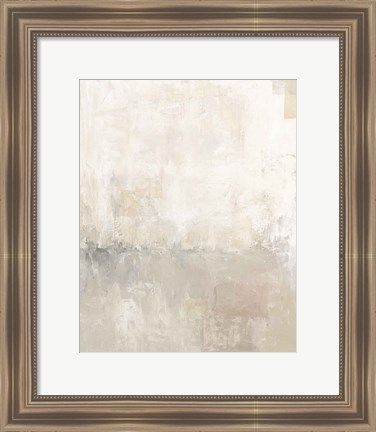 Framed Gray Morning Light II Print