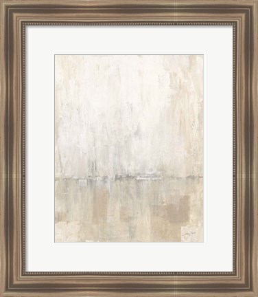 Framed Gray Morning Light I Print