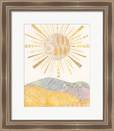 Framed Boho Sunshine II Print