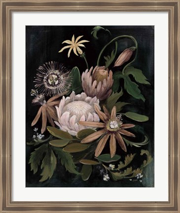 Framed Flower Show II Crop Neutral Print