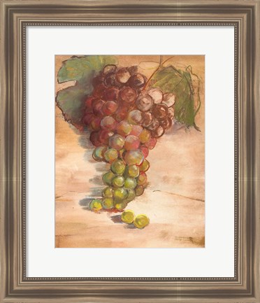 Framed Grape Harvest II No Label Print