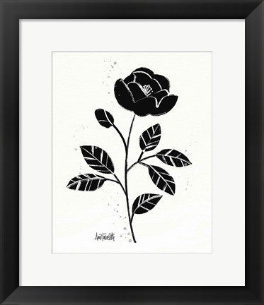 Framed Bold Blooms II Print