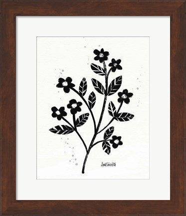 Framed Bold Blooms III Print