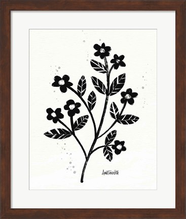 Framed Bold Blooms III Print