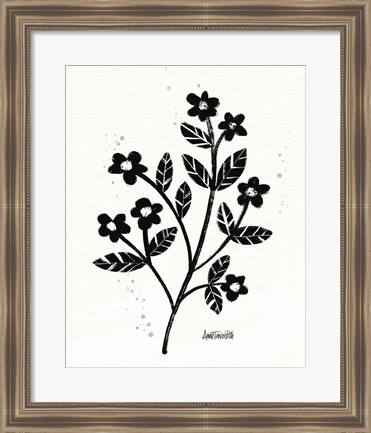 Framed Bold Blooms III Print