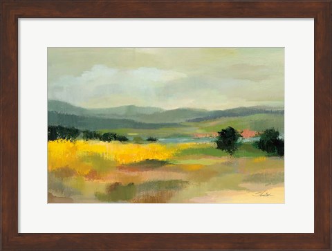 Framed Sunflower Field Print