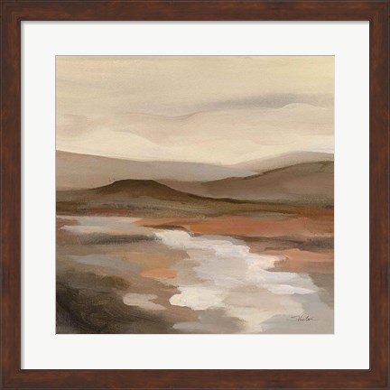 Framed Cinnamon Riverbank II Print