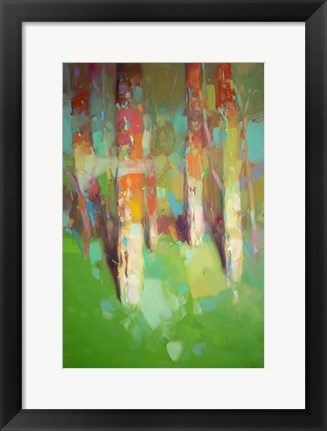 Framed Summer Trees Print