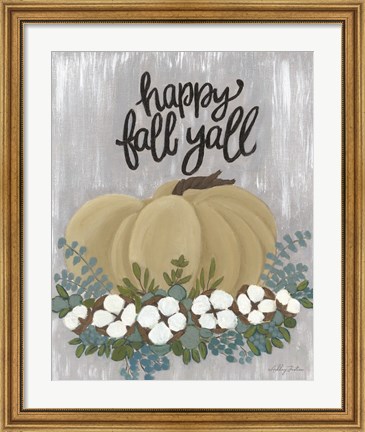 Framed Happy Fall Y&#39;All Print