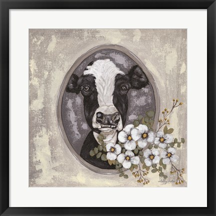 Framed Framed Cow Print