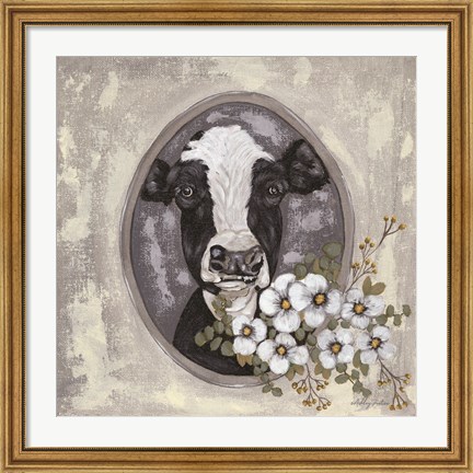Framed Framed Cow Print