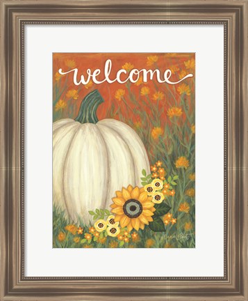 Framed Pumpkin Patch Print