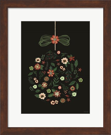 Framed Christmas Ornament I Print