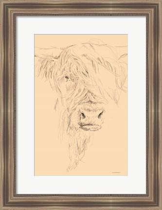 Framed Hairy Sally Print