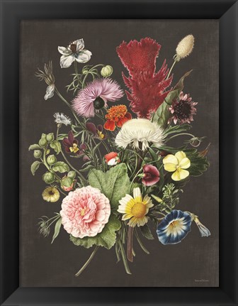 Framed Vintage Bouquet Print